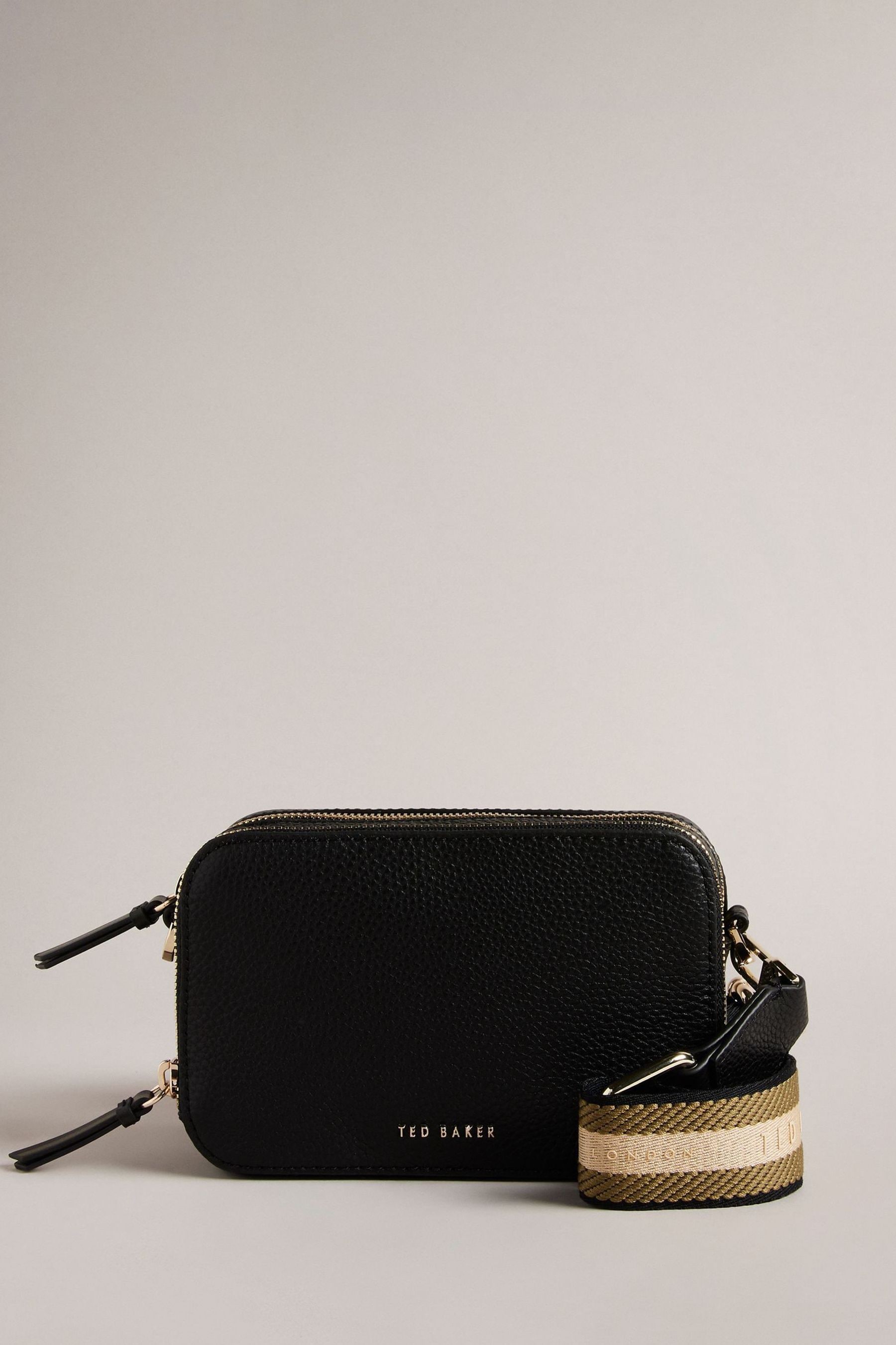 Ted Baker Black Mini Stunna Webbing Cross Body Bag