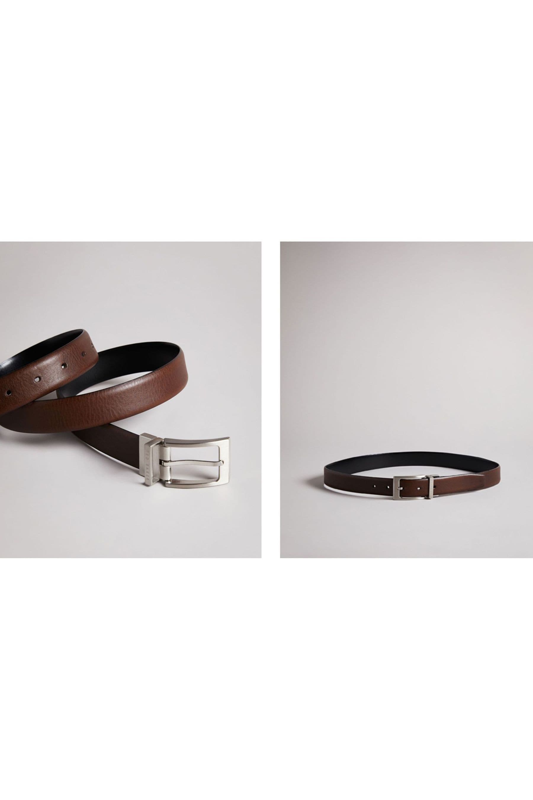 Buy Ted Baker Brown Karmer Reversible Leather Belt from Next Luxembourg