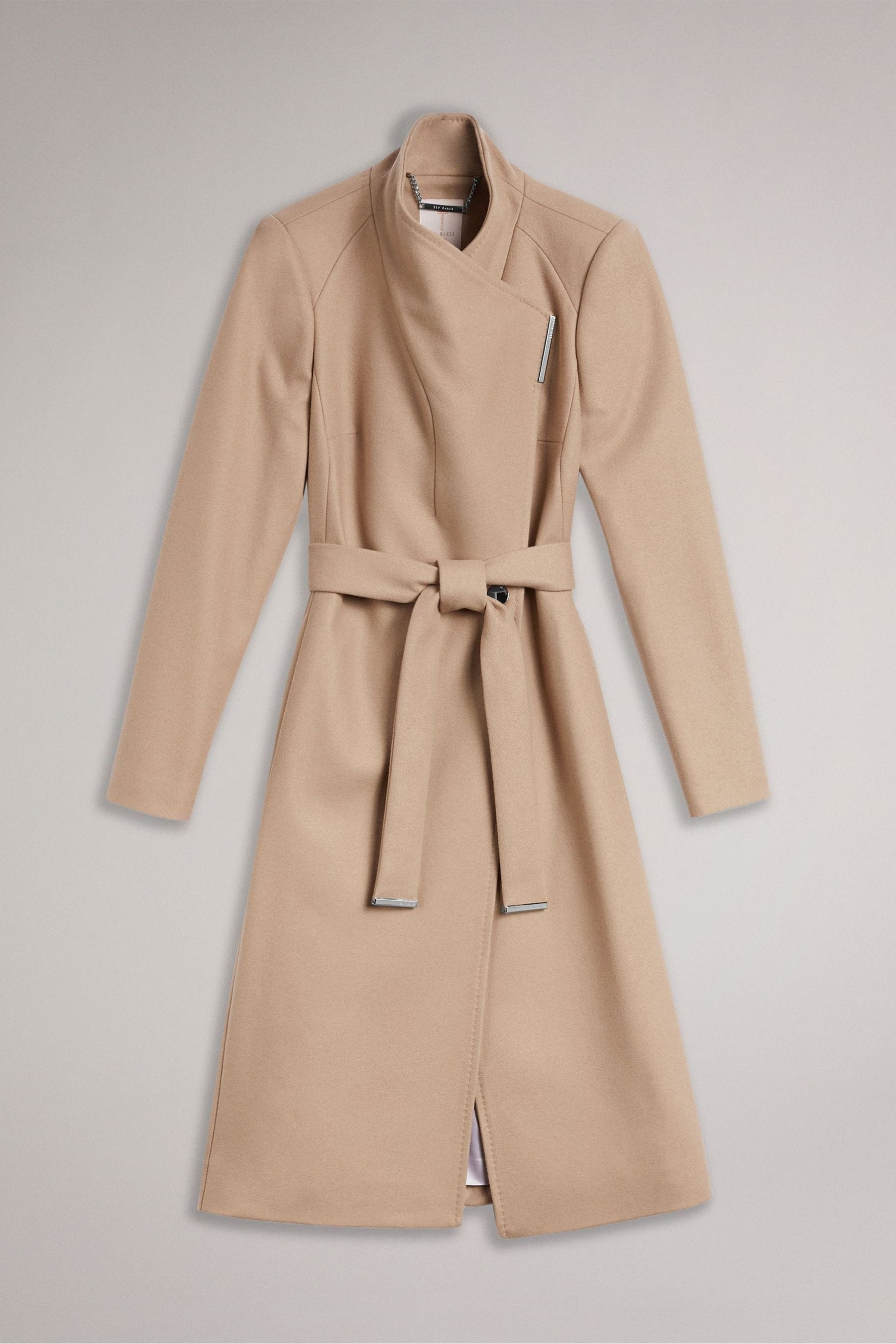 Midi wool wrap coat ted baker outlet