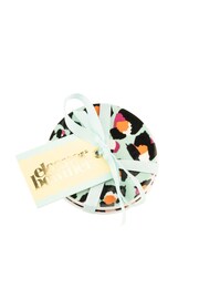 Eleanor Bowmer Leopard Set of 4 Ceramic Coasters - Image 4 of 4