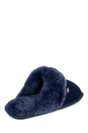 Just Sheepskin Blue Ladies Duchess Slippers - Image 3 of 5