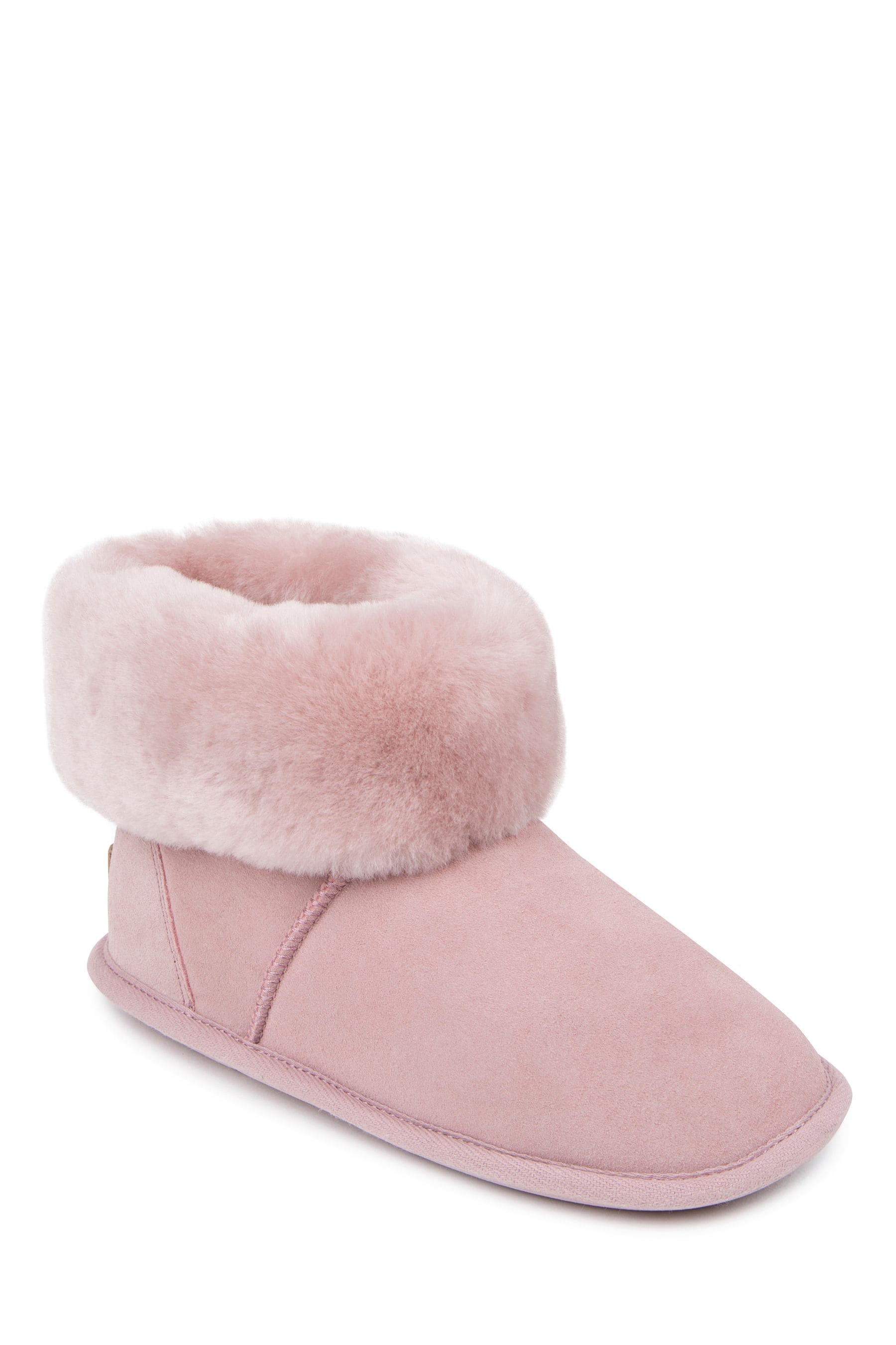 Buy Just Sheepskin Pink Ladies Albery Slippers from Next Luxembourg