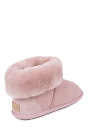 Just Sheepskin Pink Ladies Albery Slippers - Image 3 of 5