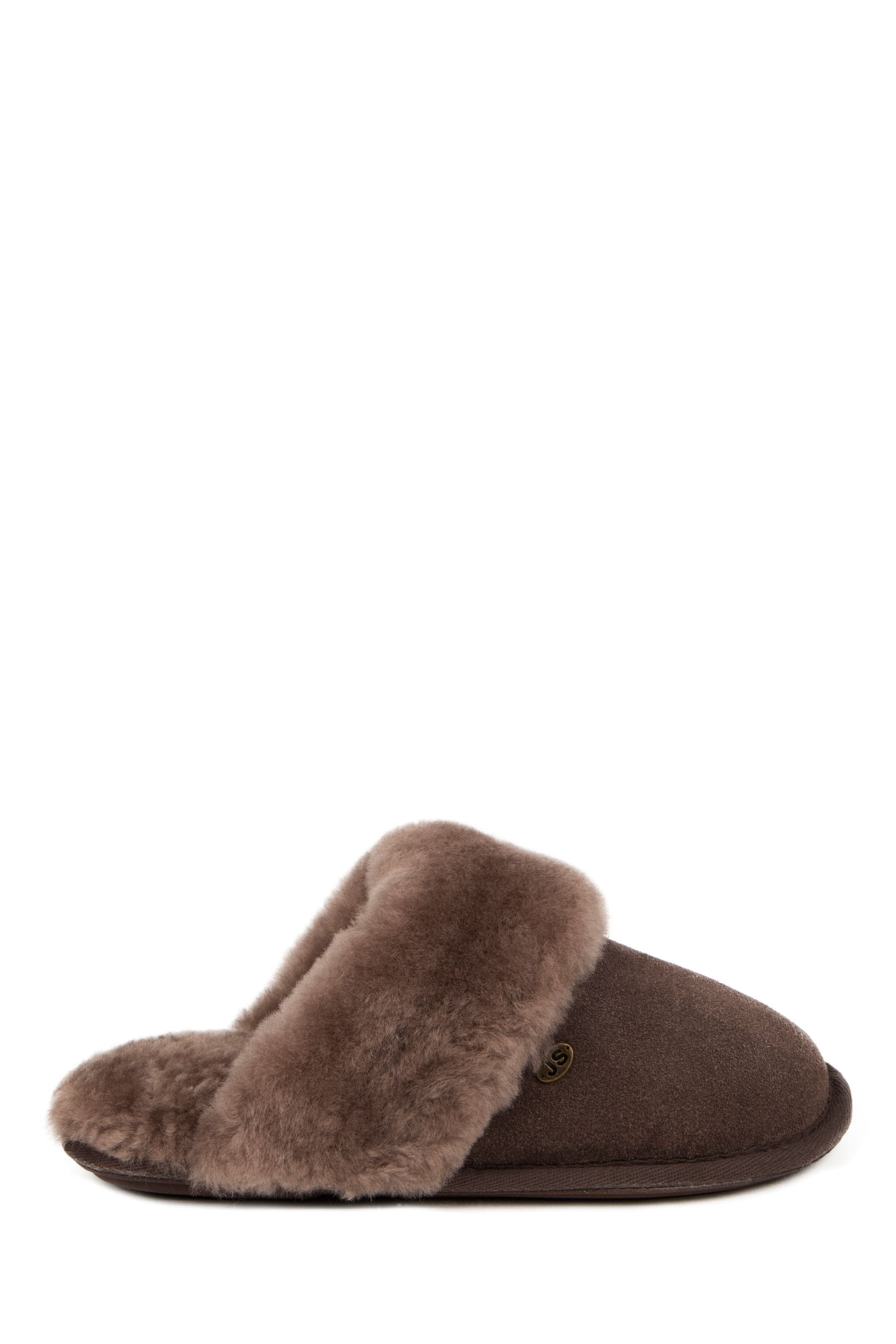 Buy Just Sheepskin Brown light Ladies Duchess Slippers from Next Luxembourg