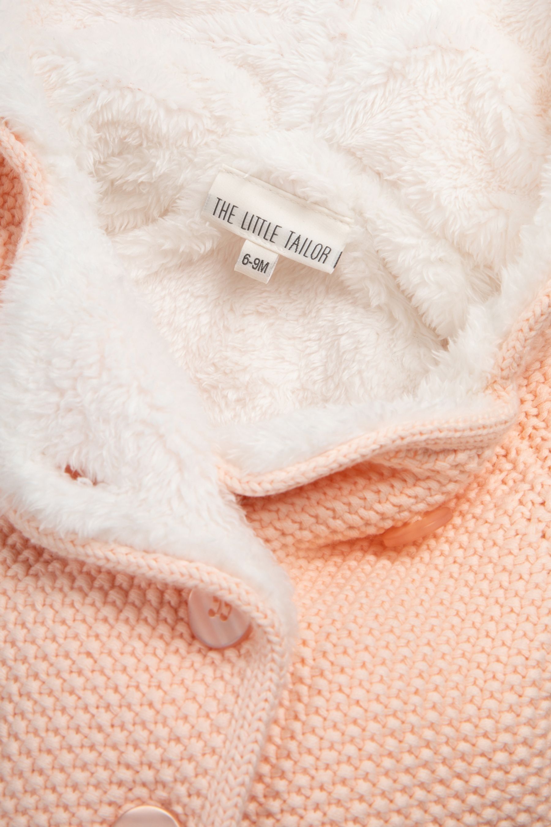 The Little Tailor Baby Pink Pixie Pram Coat