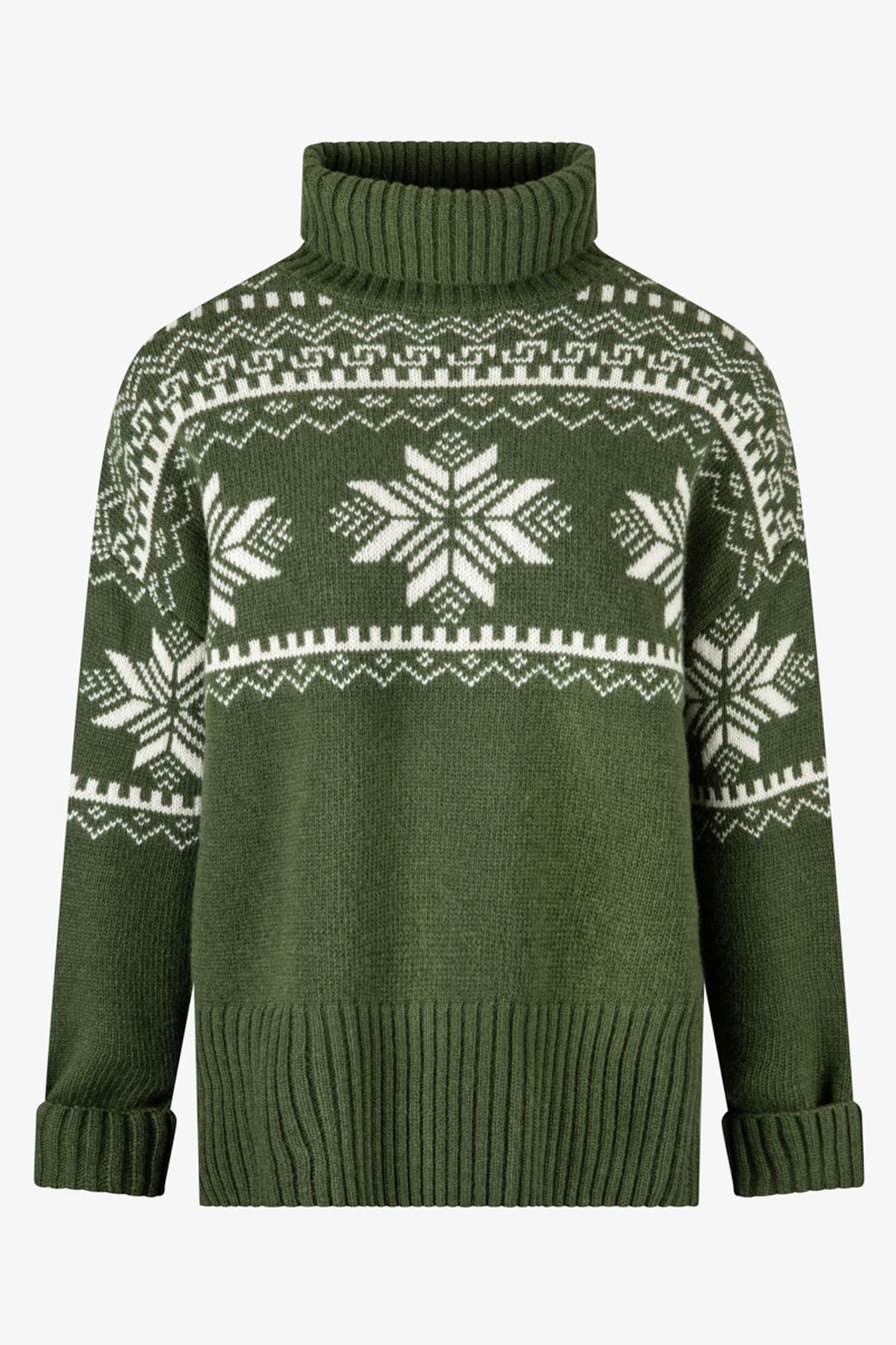 High neck christmas jumper cheap