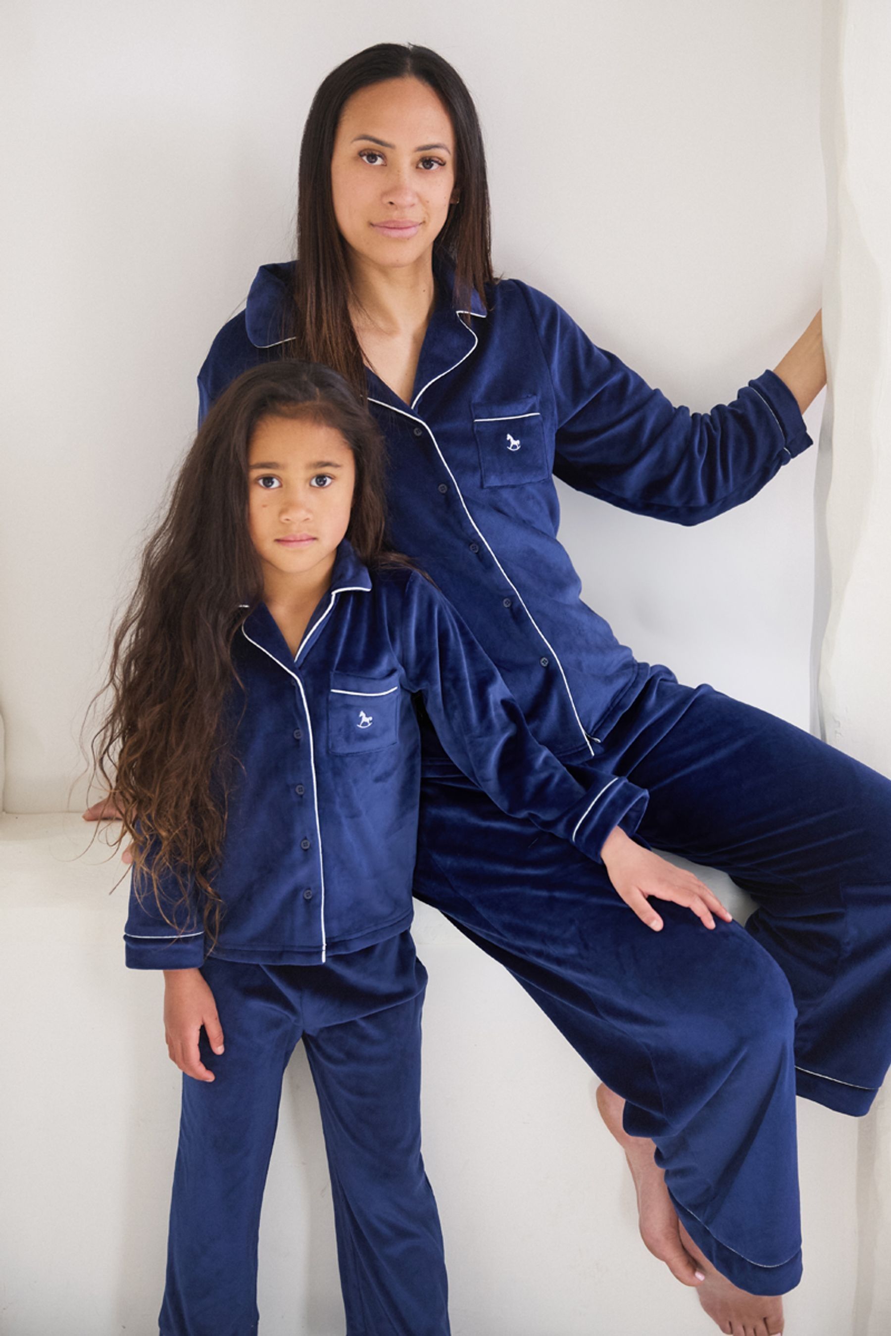 Buy The Little Tailor Luxury Soft Touch Velour Christmas Pyjamas from Next United Arab Emirates