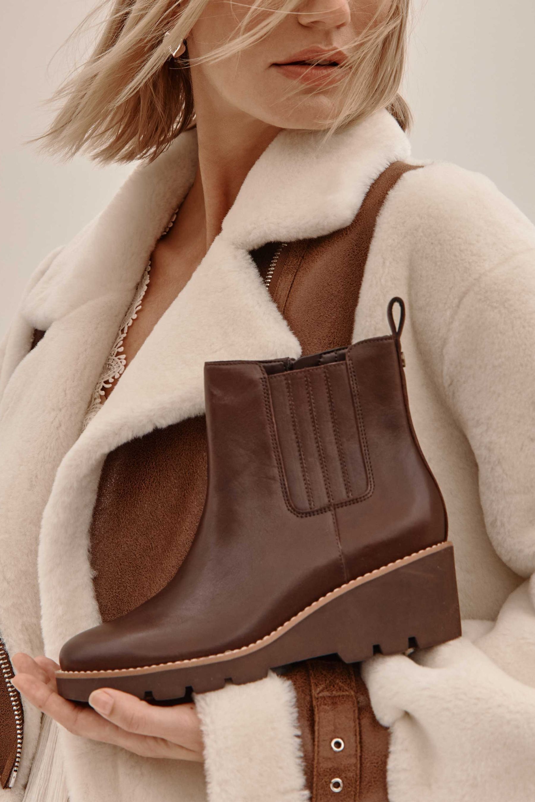 Buy Vionic Wide Fit Aria Leather Ankle Boots from the Next UK online shop