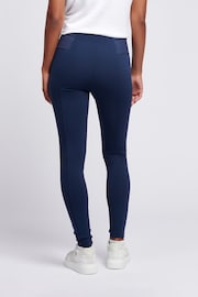 U.S. Polo Assn. Womens Elastic Waistband Leggings - Image 3 of 7