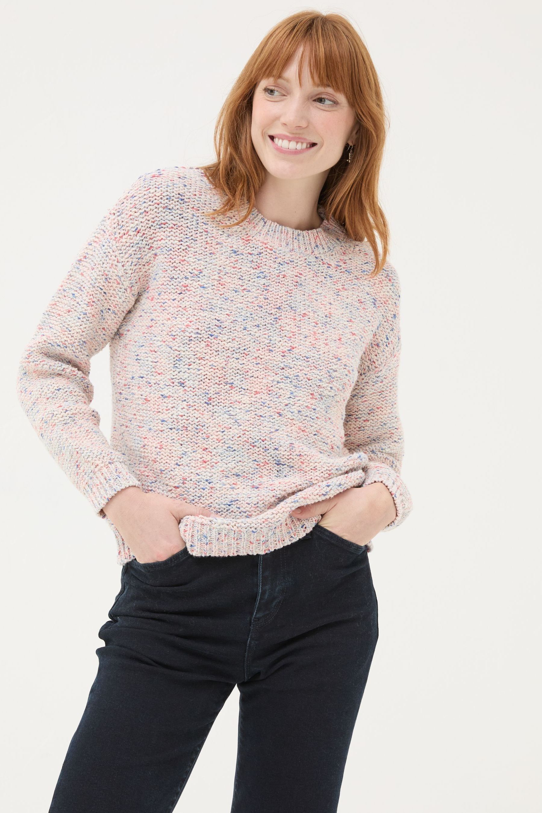 Buy FatFace Multi Marley Knitted Jumper from Next Luxembourg