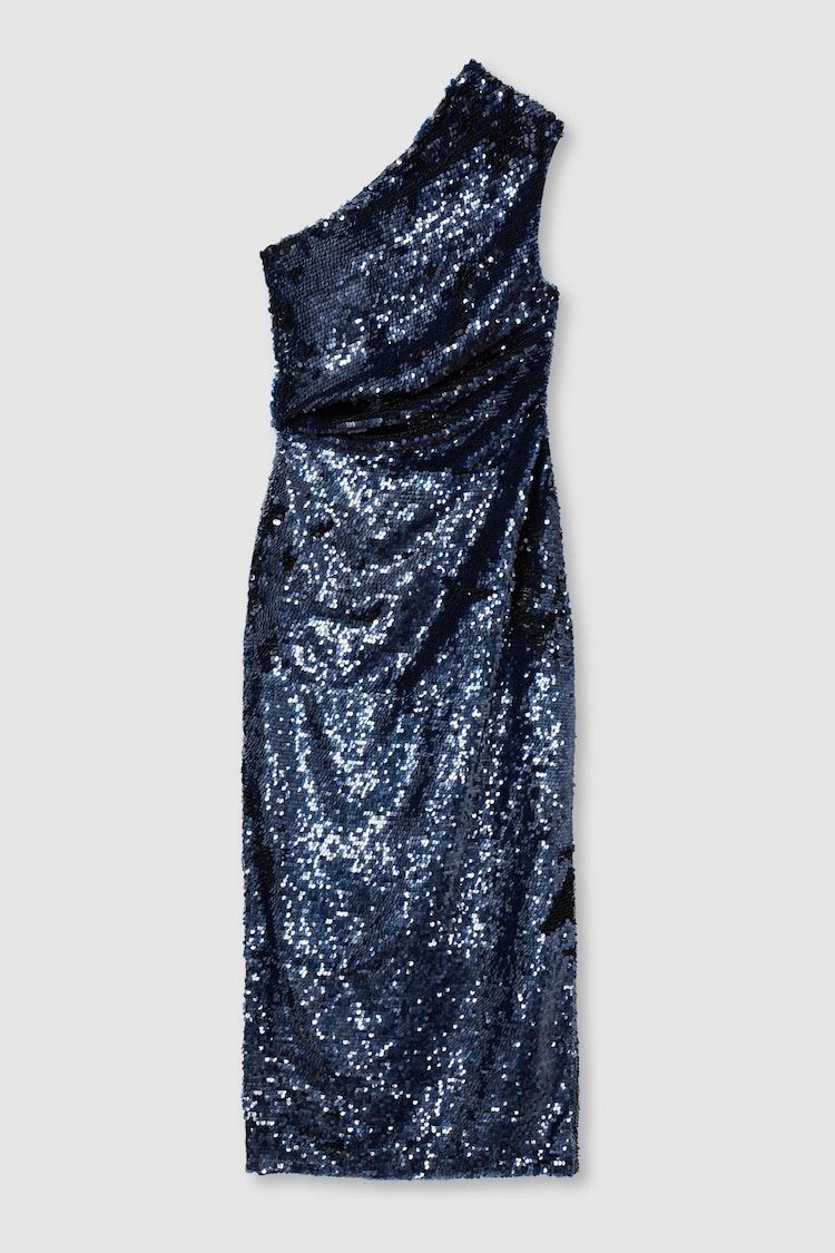 ILTA Sequinned One-Shoulder Maxi Dress - Image 2 of 6