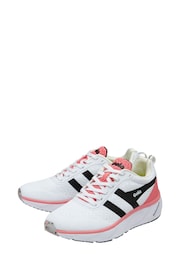 Gola White Ladies Typhoon RMD Recycled Mesh Lace Up Running Trainers - Image 4 of 4