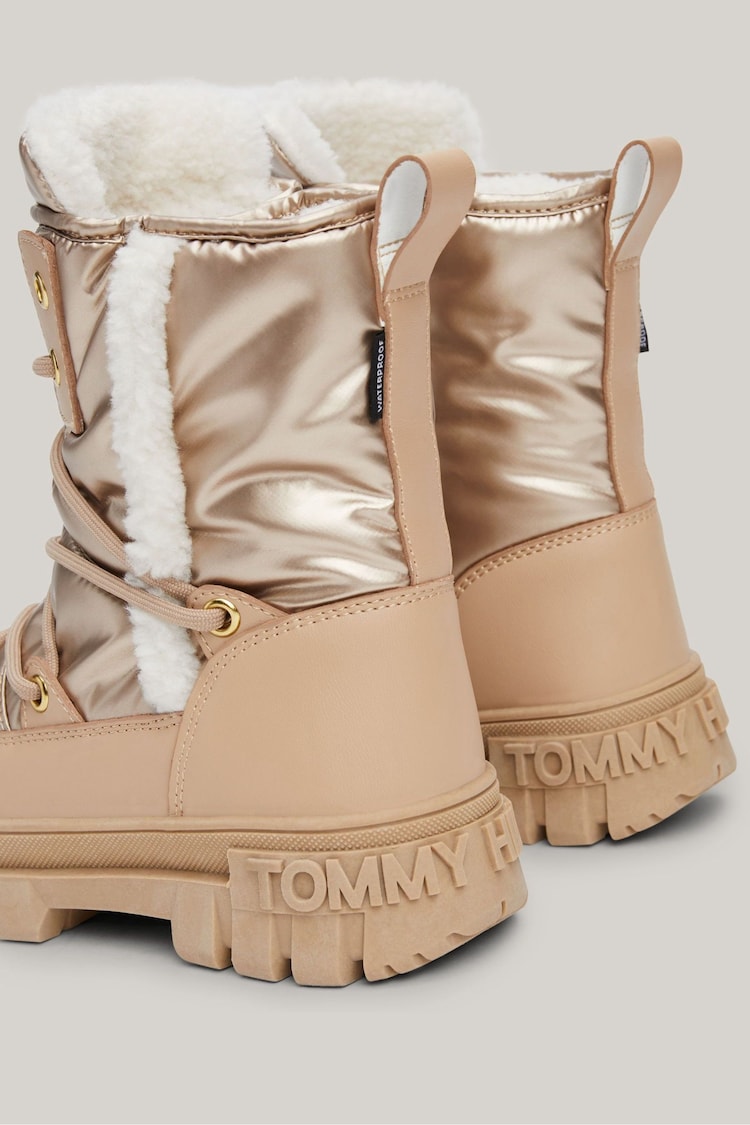 Tommy Hilfiger Gold Faux Fur Boots - Image 7 of 7