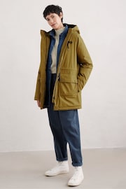 Seasalt Cornwall Yellow Tall  Cliff Castle Coat - Image 1 of 5