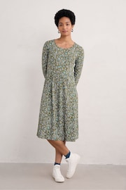 Seasalt Cornwall Green Tall 3/4 Enor Dress - Image 1 of 5