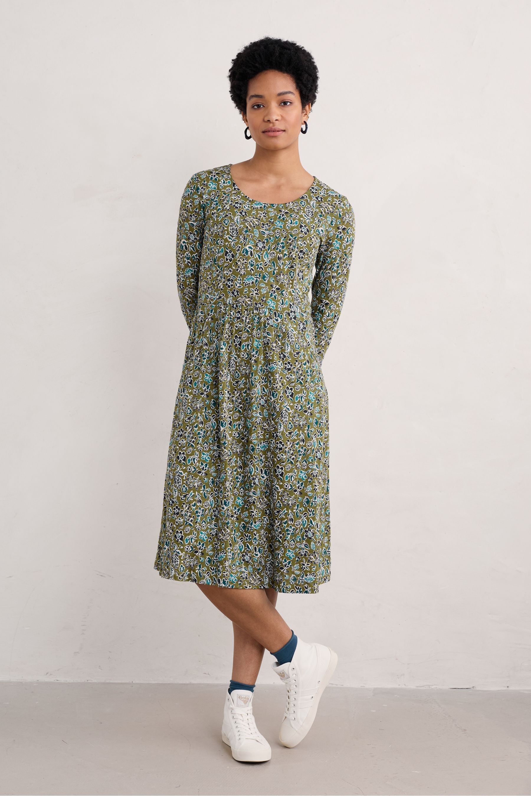 Buy Seasalt Cornwall Green Petite 3 4 Enor Dress from the Next UK online shop