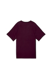 Puma Purple Womens EVOSTRIPE T-Shirt - Image 6 of 6