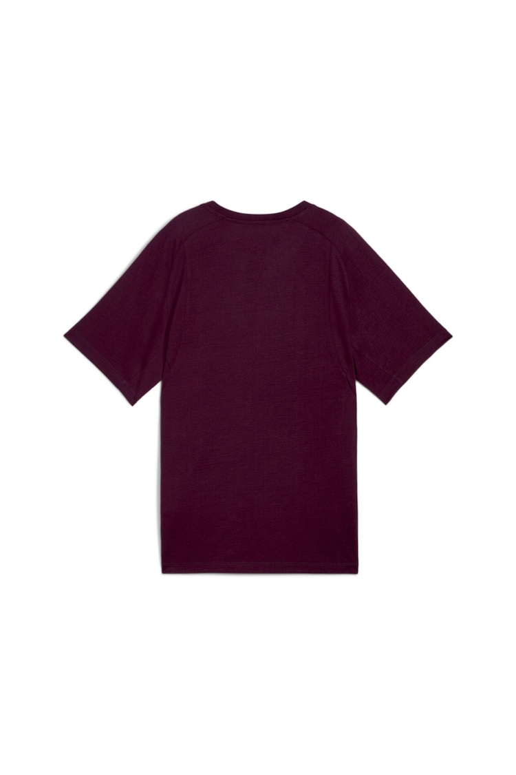 Puma Purple Womens EVOSTRIPE T-Shirt - Image 6 of 6