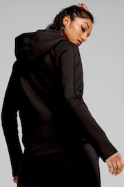 Puma Black Womens EVOSTRIPE Full Zip Hoodie - Image 4 of 6