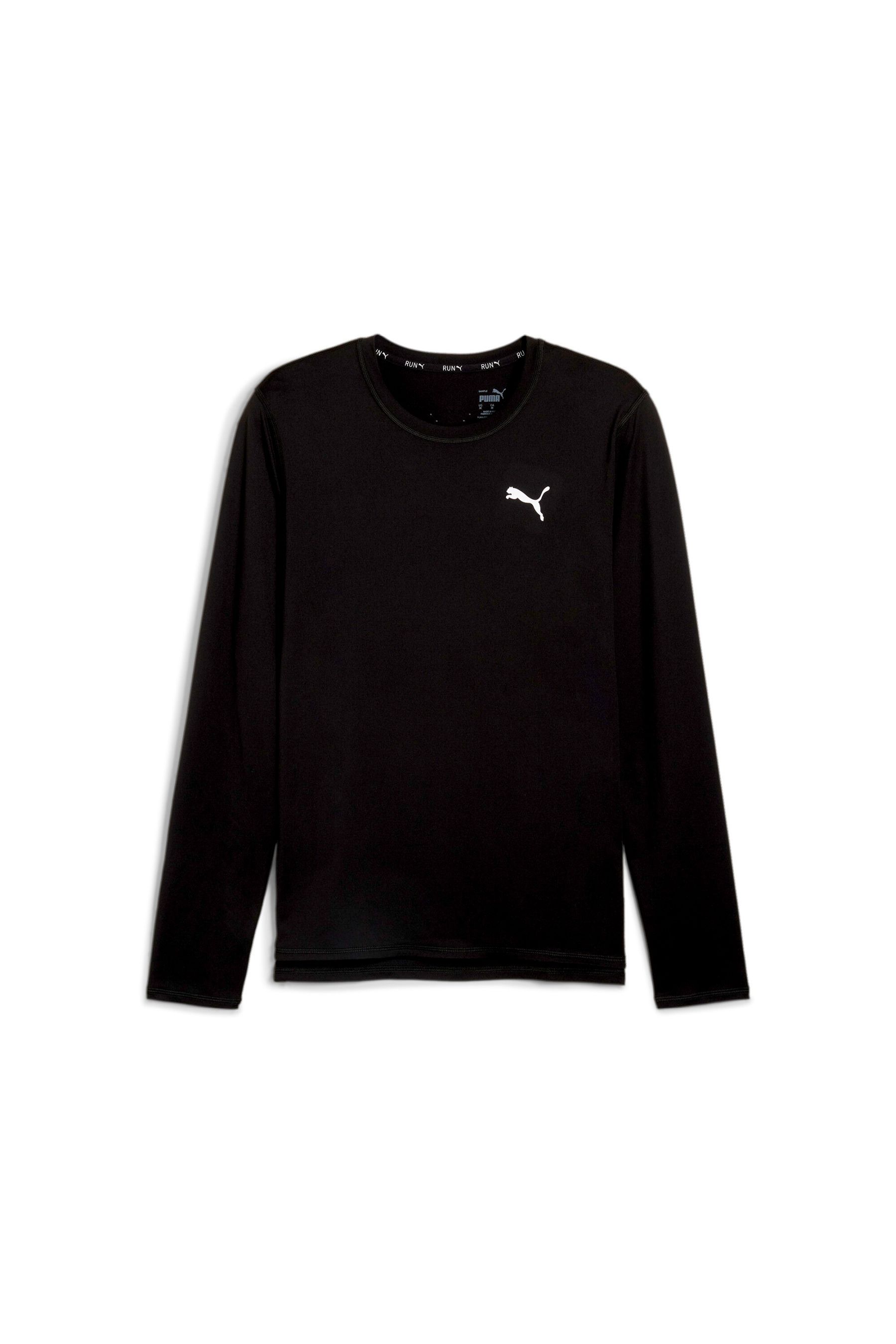Buy Puma Black Mens Run Cloudspun Long Sleeve Running T Shirt from the Next UK online shop