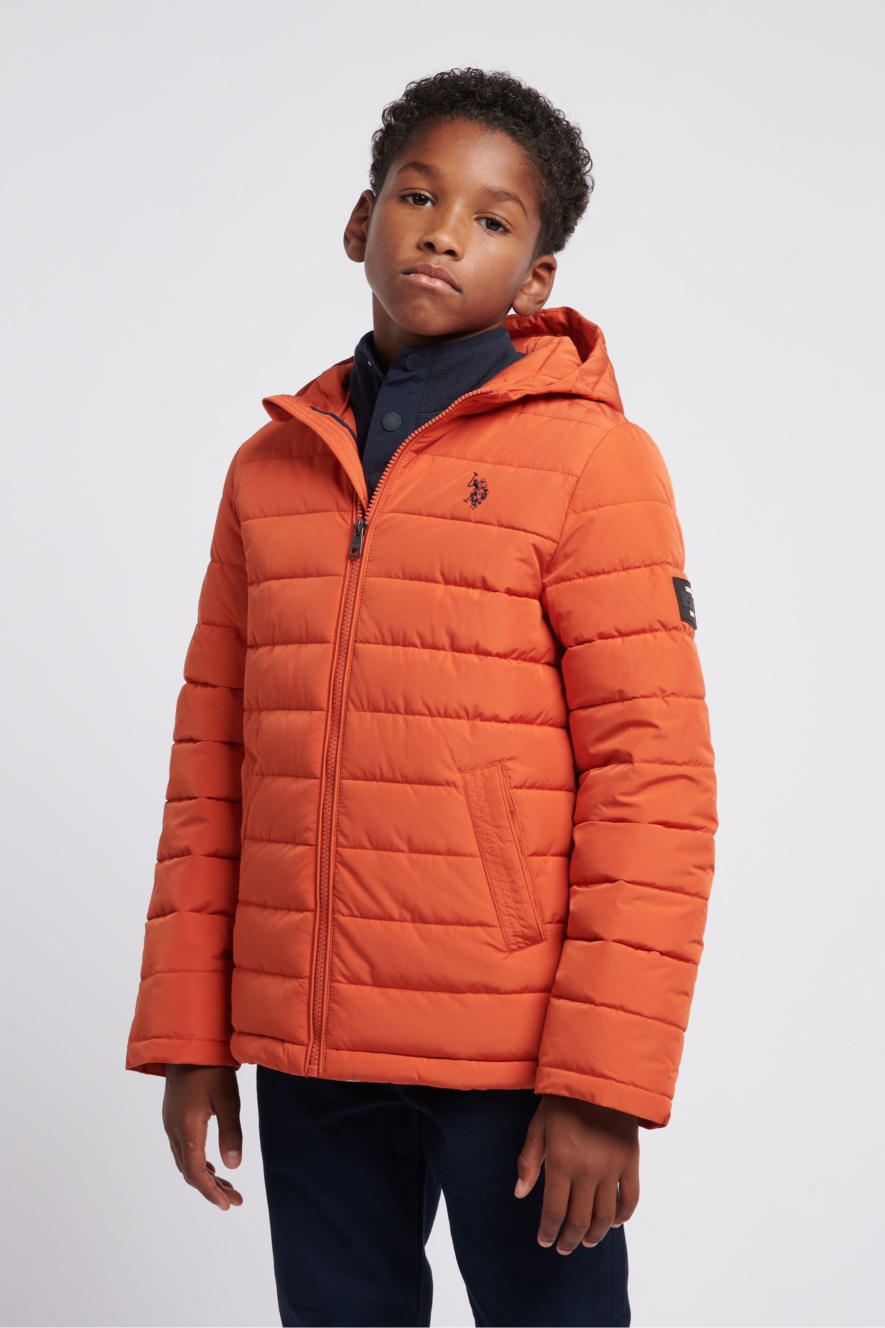 Polo orange jacket best sale