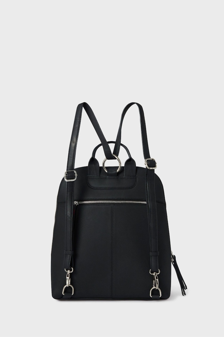 OSPREY LONDON The Soho Leather Backpack Black Bag - Image 2 of 8