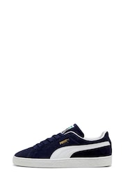 Puma Blue Suede Classic Sneakers - Image 2 of 6