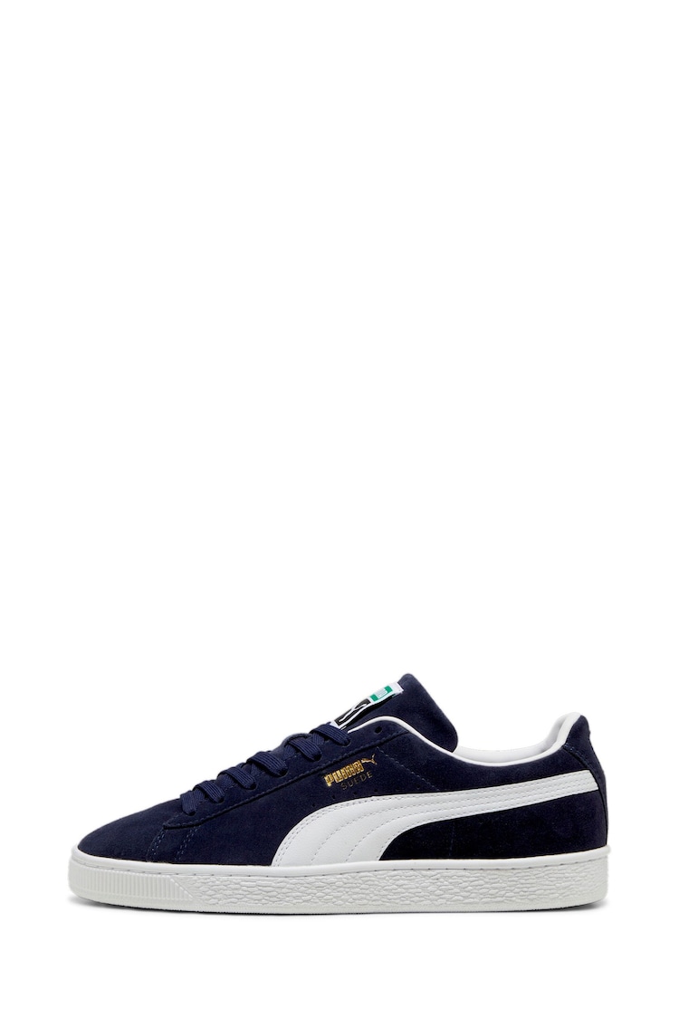 Puma Blue Suede Classic Sneakers - Image 2 of 6