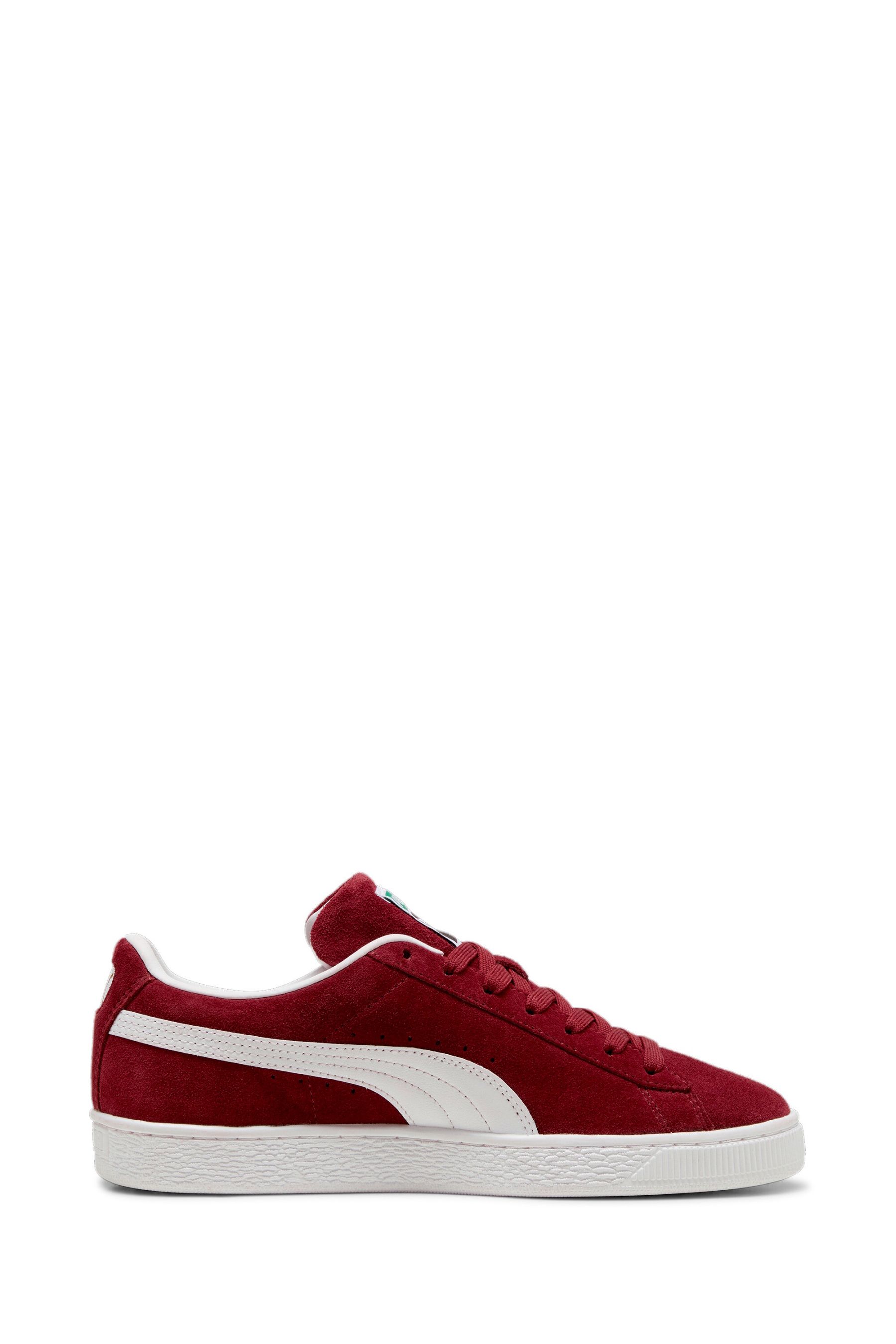 Puma suede dark red on sale