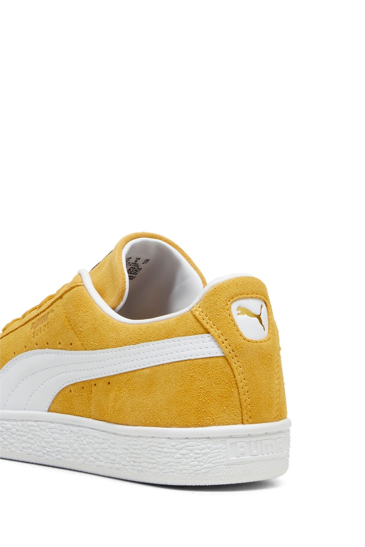 Puma Yellow Unisex Suede Classic Sneakers - Image 2 of 2