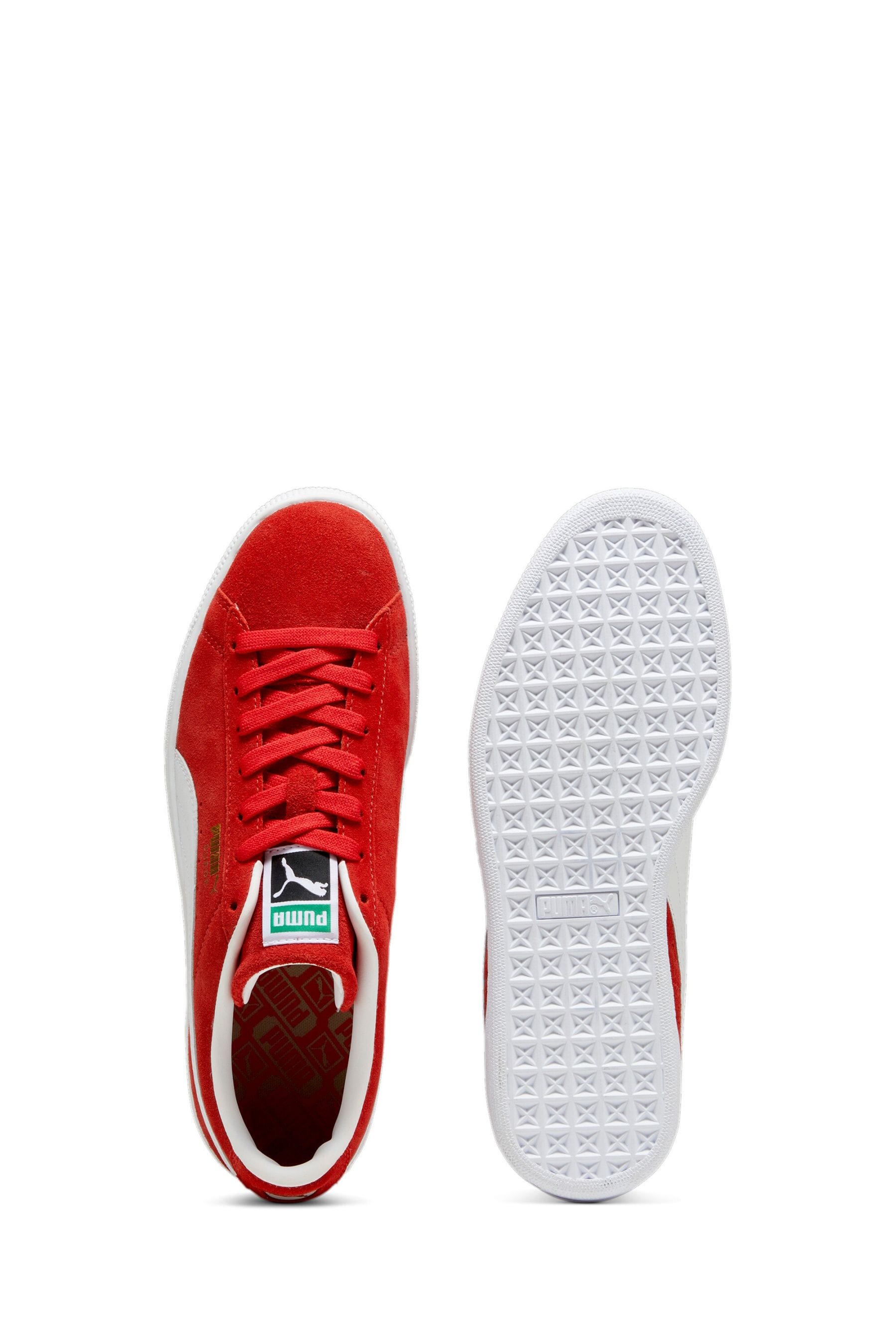 Puma suede red uk top