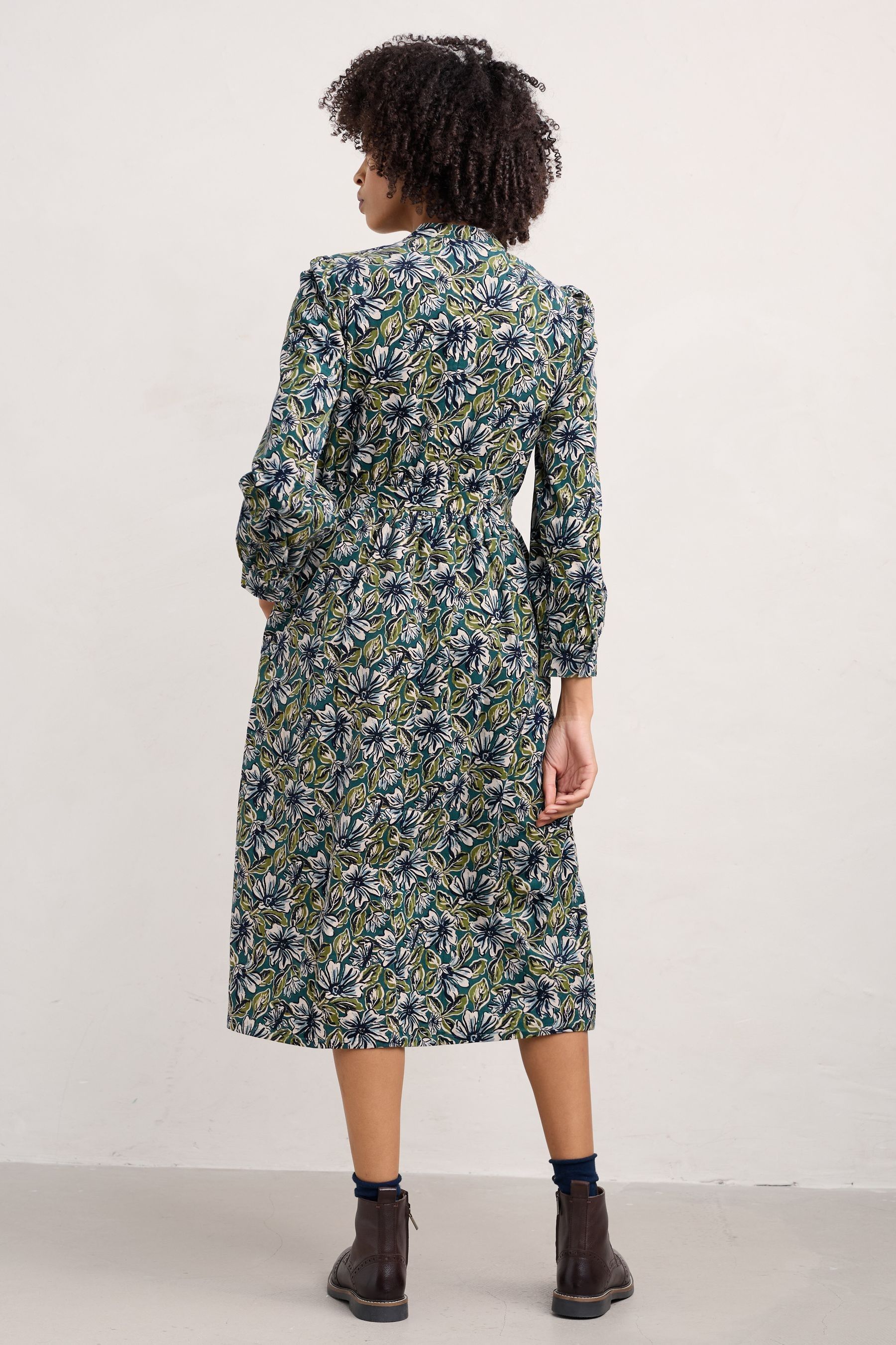 Buy Seasalt Cornwall Teal Blue Rose Cottage Dress from Next USA