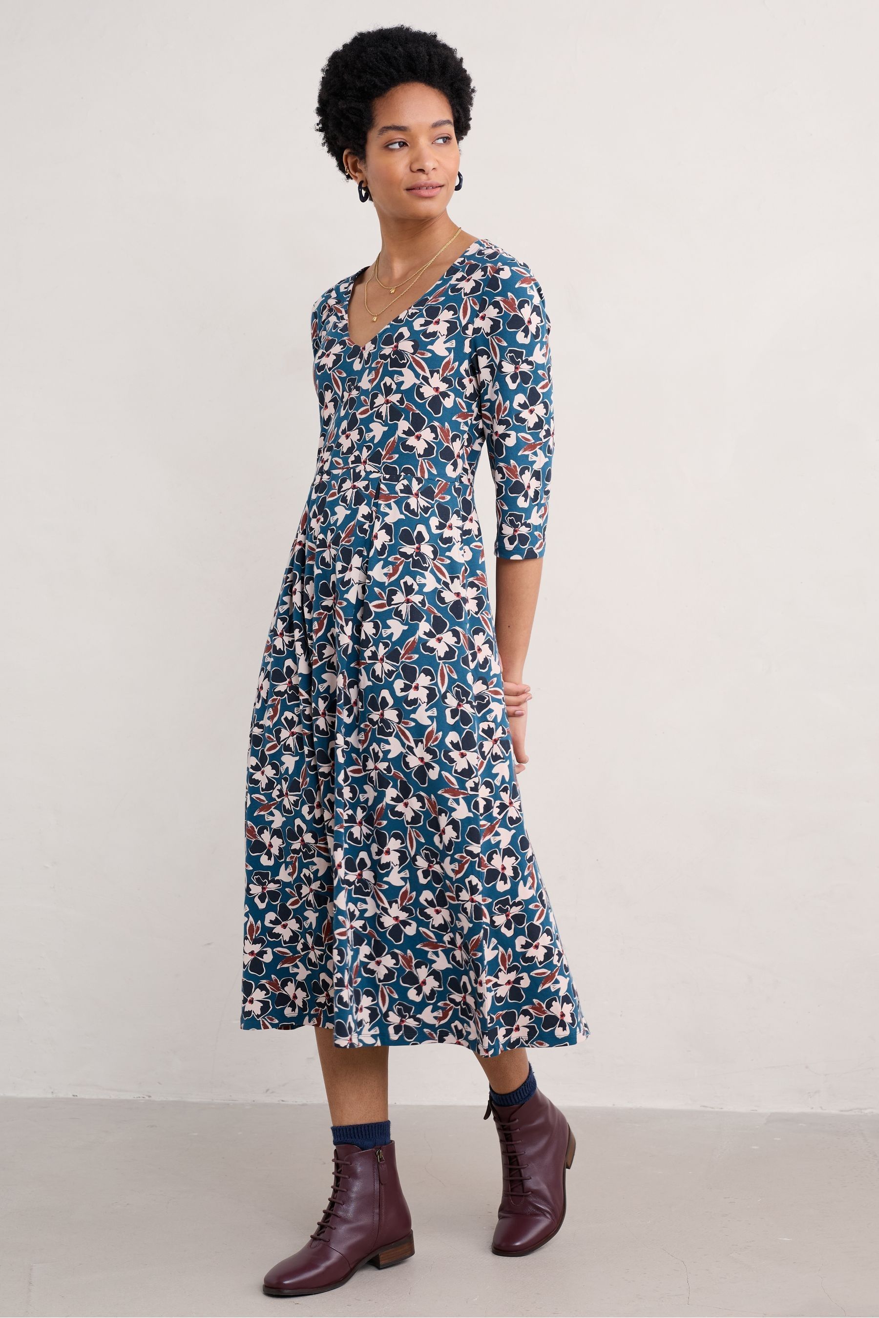 Buy Seasalt Cornwall Blue Petite Helena Dress from Next USA