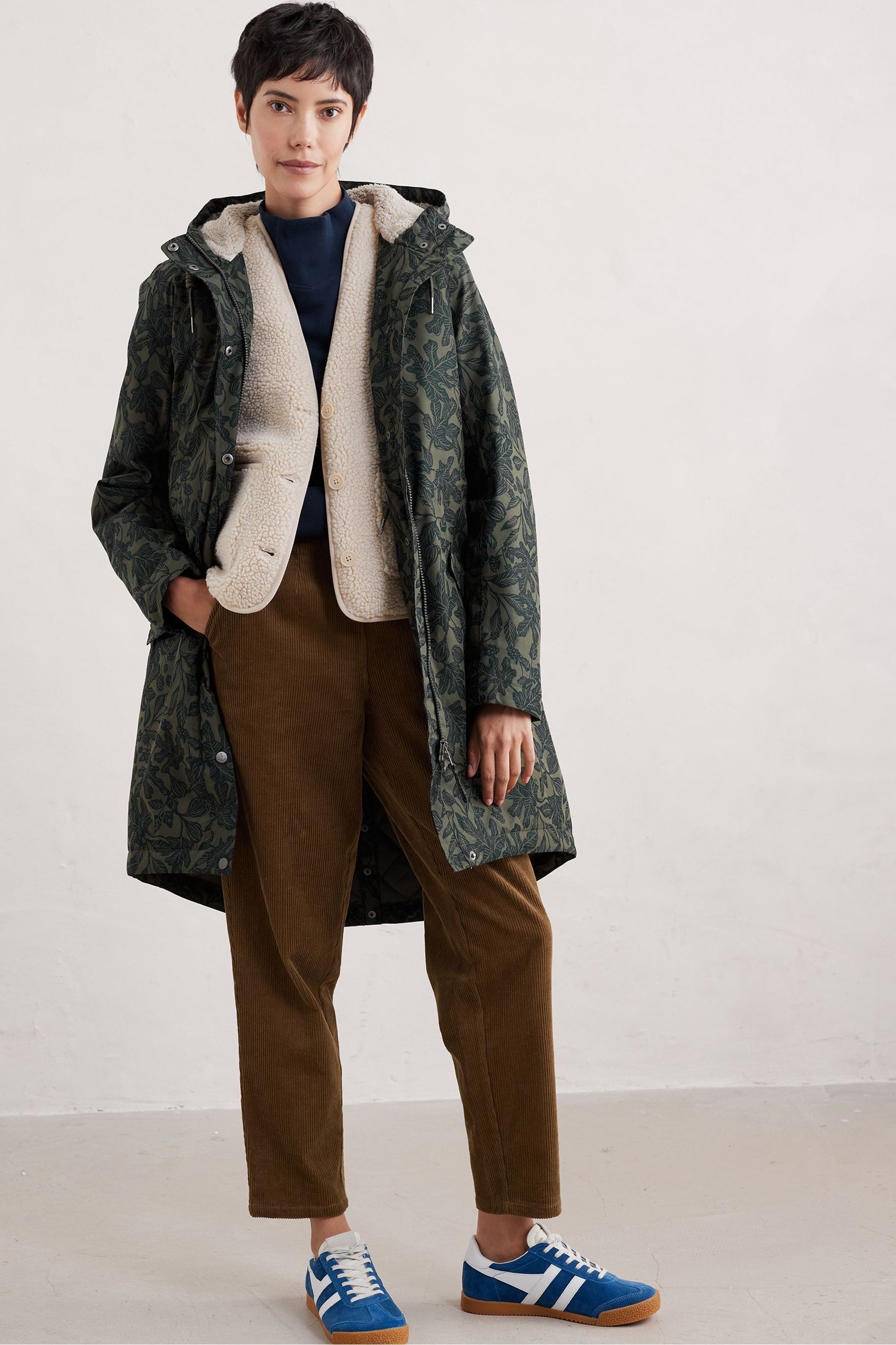 Buy Seasalt Cornwall Green Plant Waterproof Hunter 2 Coat from Next USA