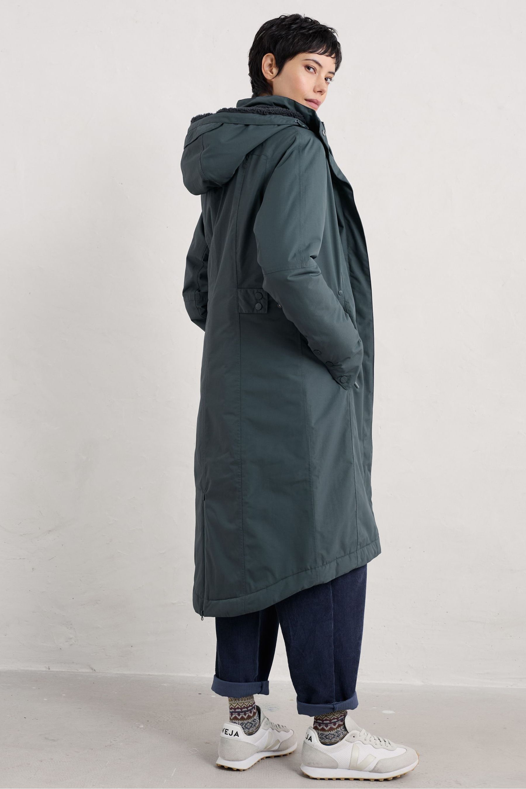 Buy Seasalt Cornwall Grey Janelle Coat from the Next UK online shop