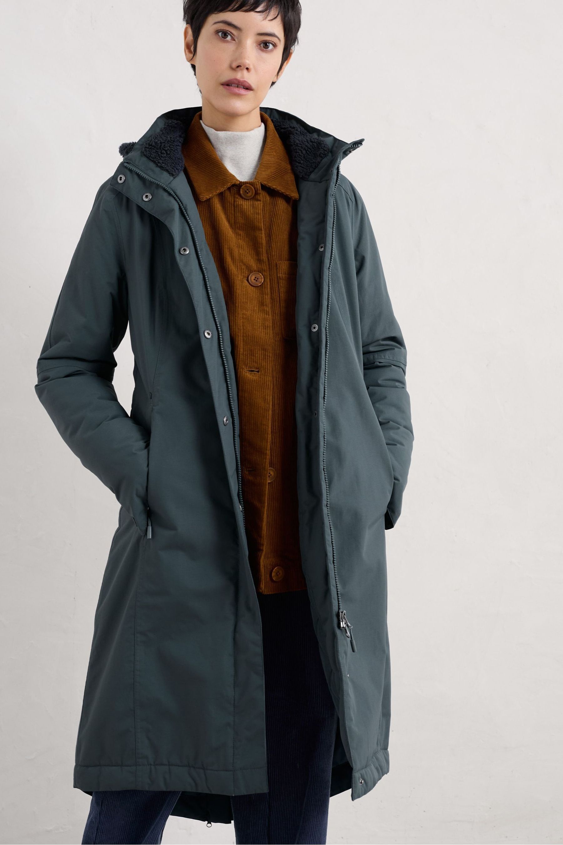 Buy Seasalt Cornwall Grey Janelle Coat from the Next UK online shop