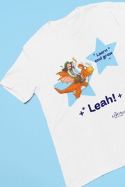 Star Editions Zog Learn and Grow Personalised White T-Shirt - Team GB Edition - Image 4 of 5