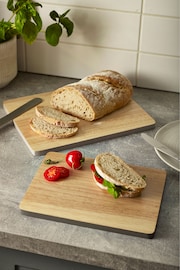 Natural Set of 2 Malvern Chopping Boards - Image 1 of 5