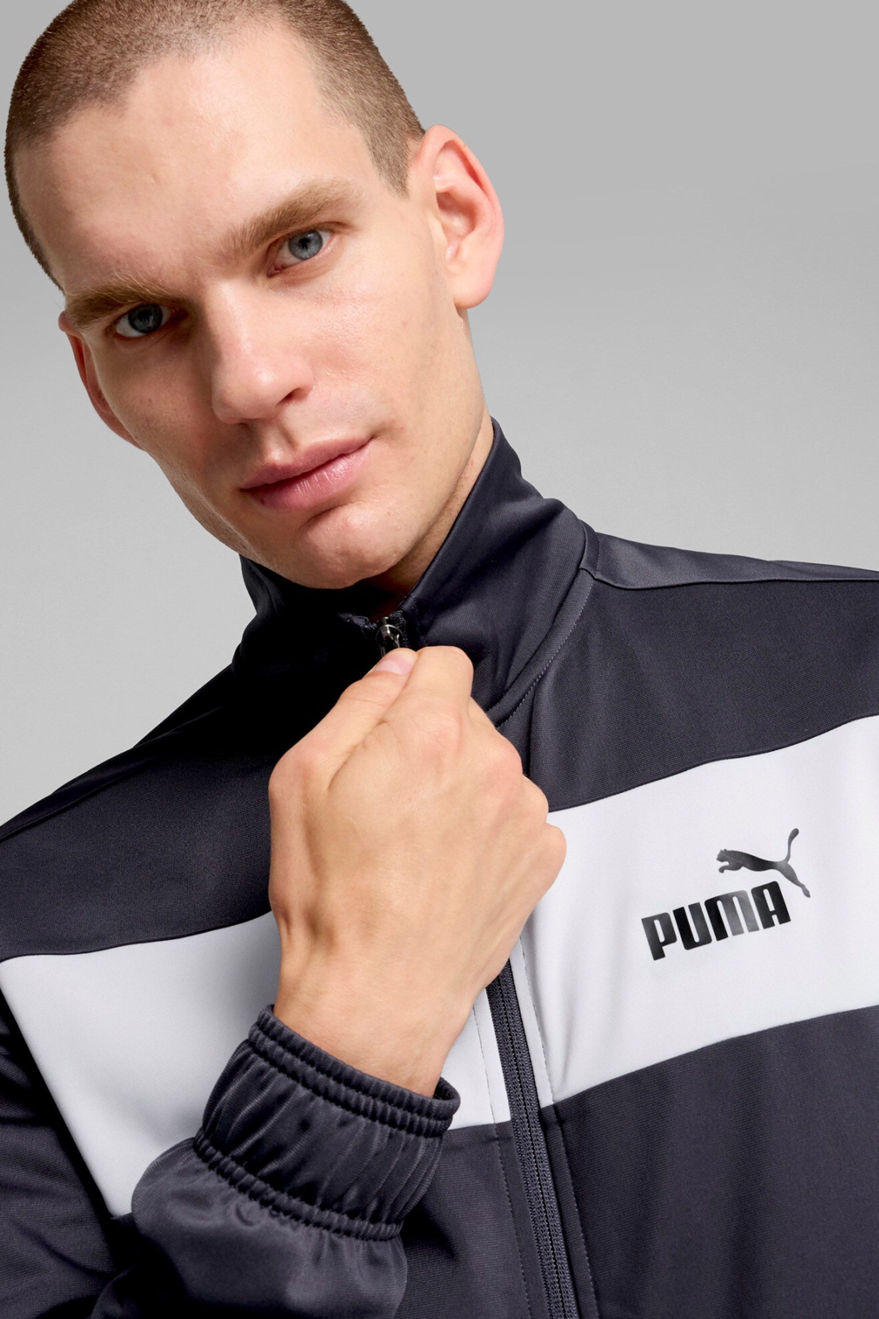 Buy Puma Grey Mens Poly Tracksuit from the Next UK online shop