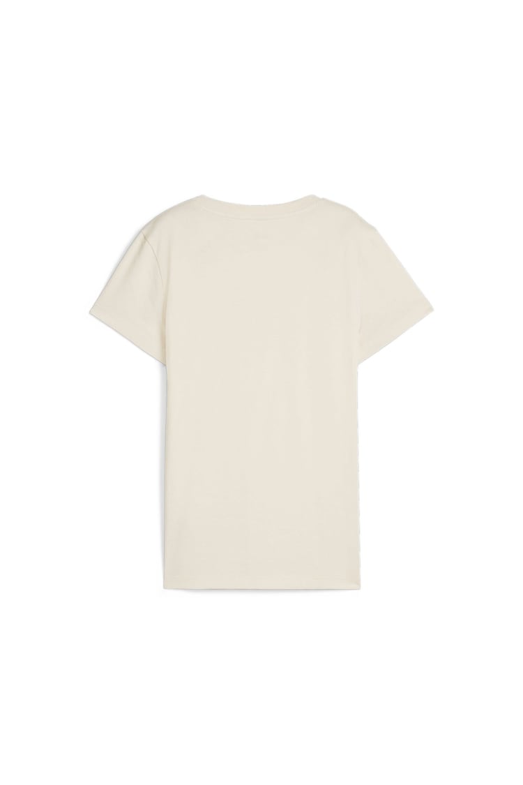 Puma White Womens ESS+ ANIMAL 100% Cotton T-Shirt - Image 6 of 6