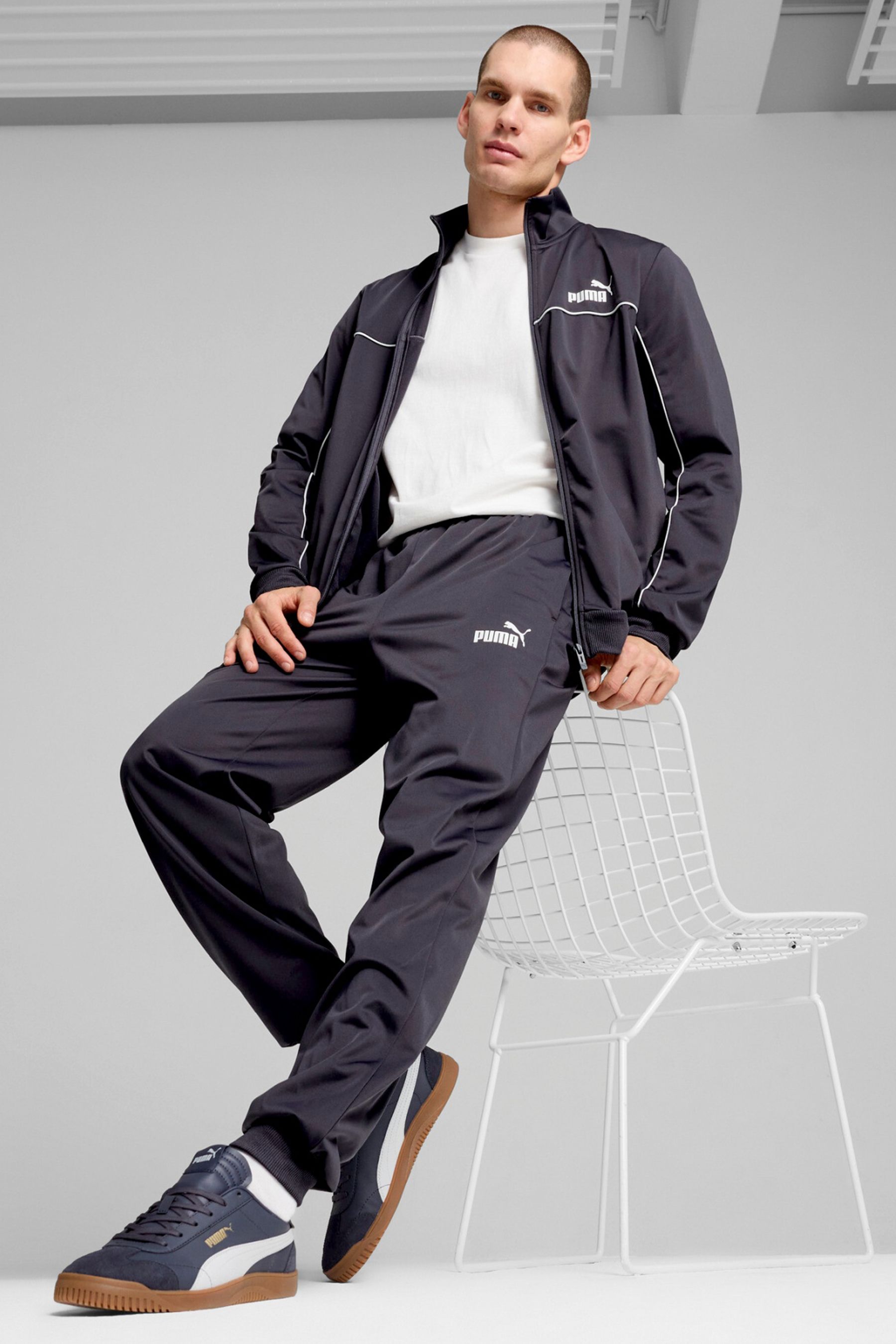Puma tracksuit grey mens clearance
