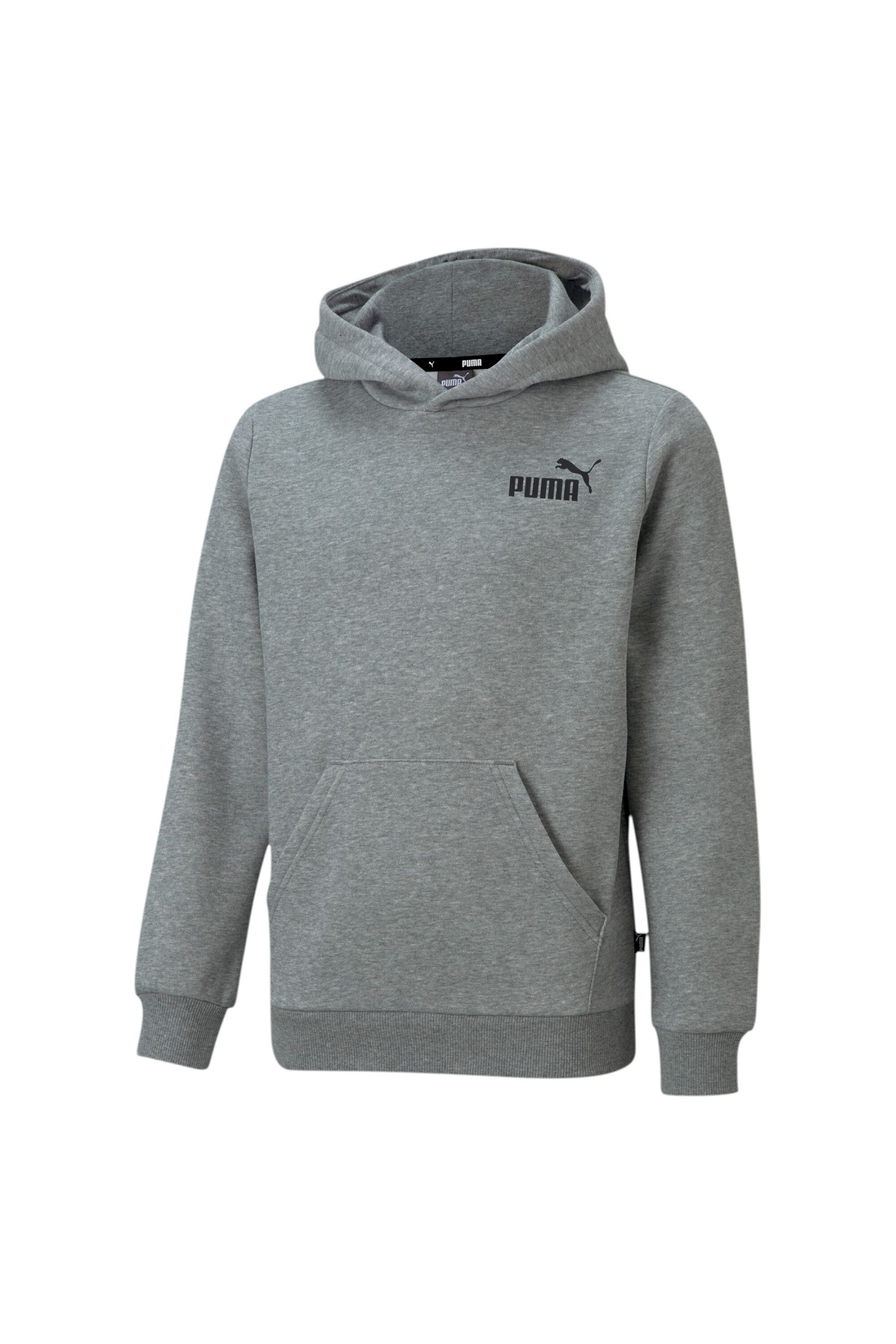 Puma essentials hoodie with small logo in grey shop