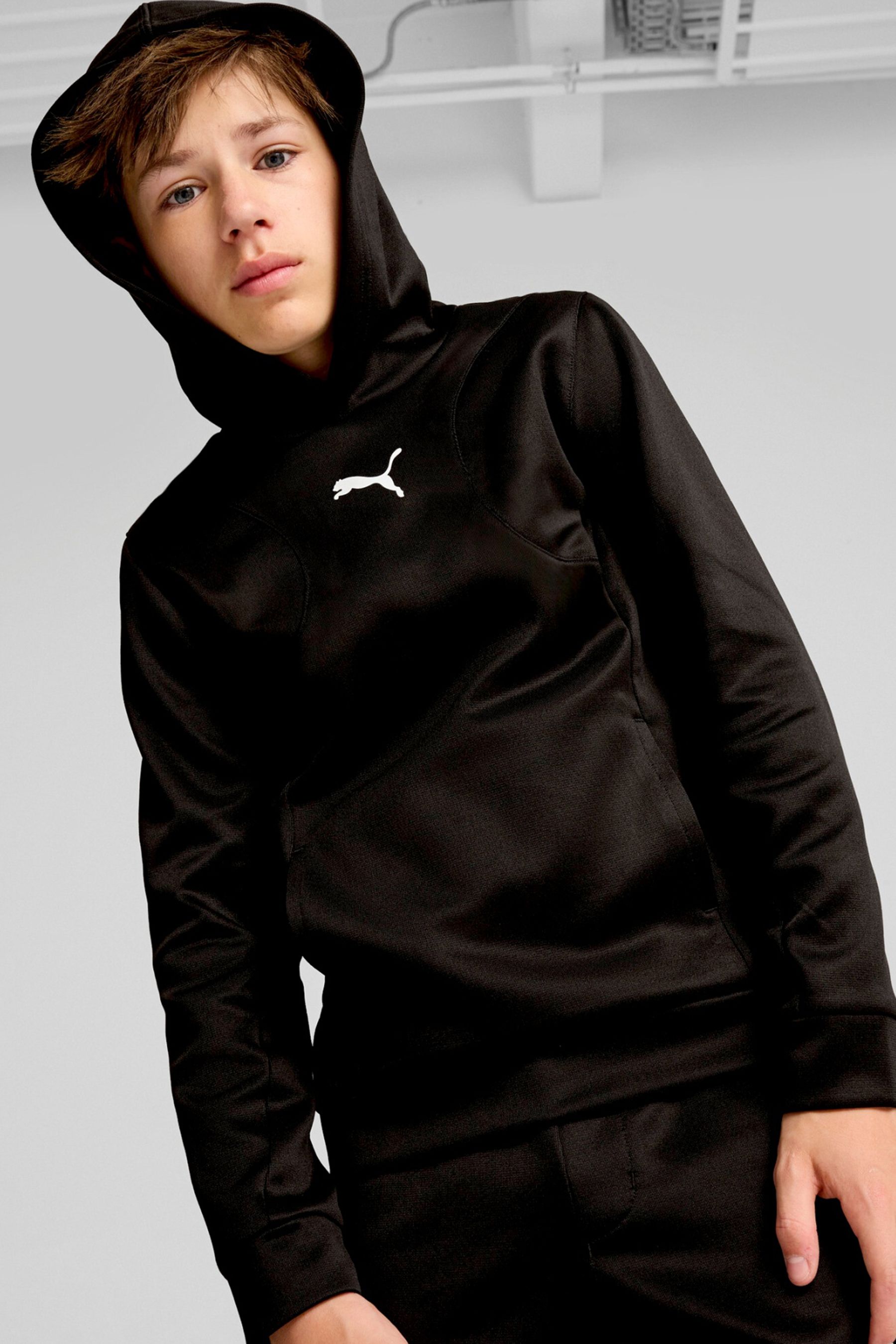 Buy Puma Black Kids Boys Hoodie from the Next UK online shop