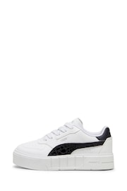 Puma White Kids Girls PUMA Cali Court Animal Print Sneakers - Image 3 of 6