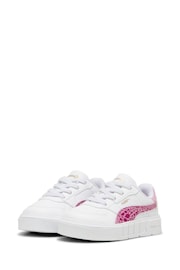 Puma White Baby Girl Cali Court Animal Sneakers - Image 6 of 6