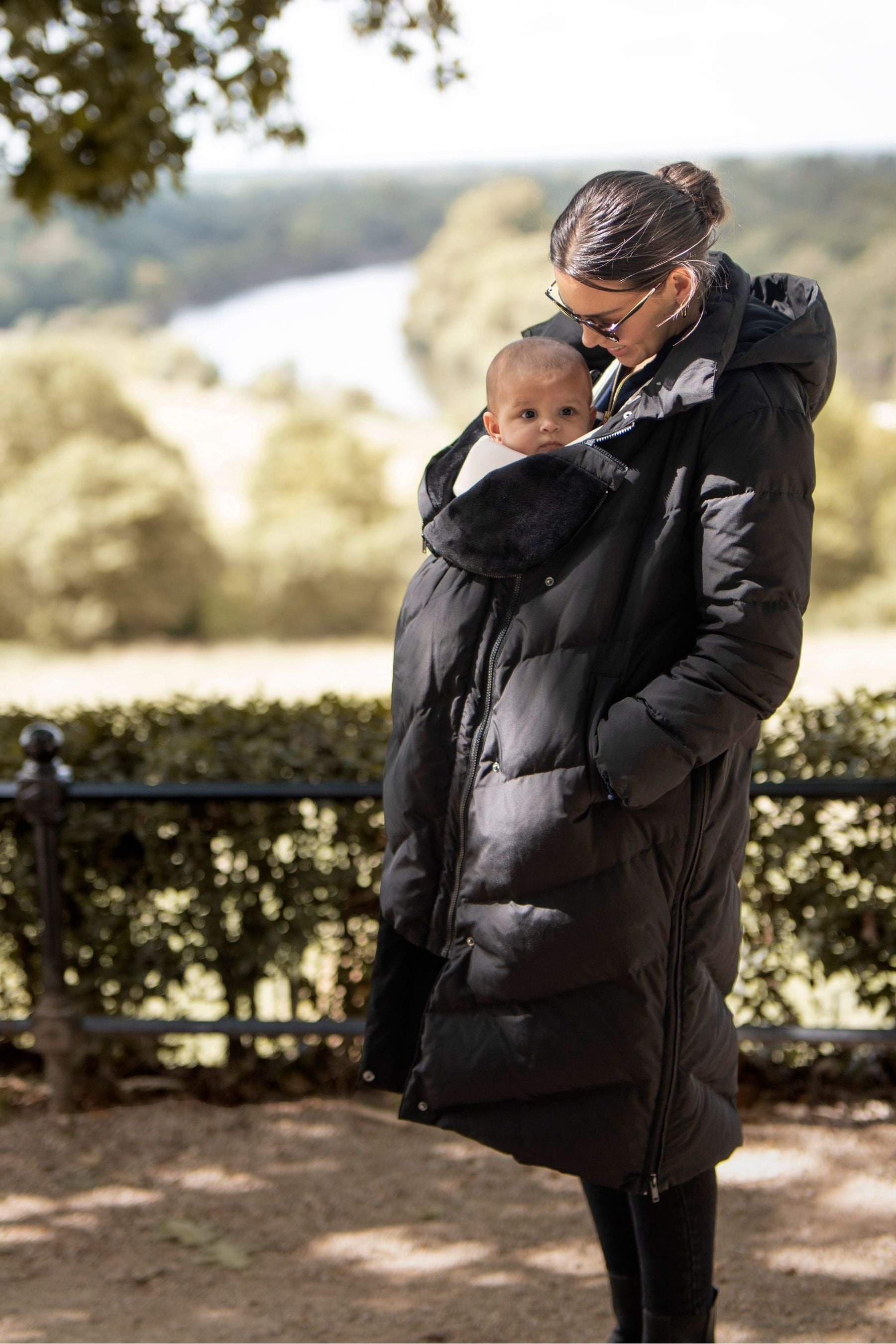 Maternity faux fur coat cheap