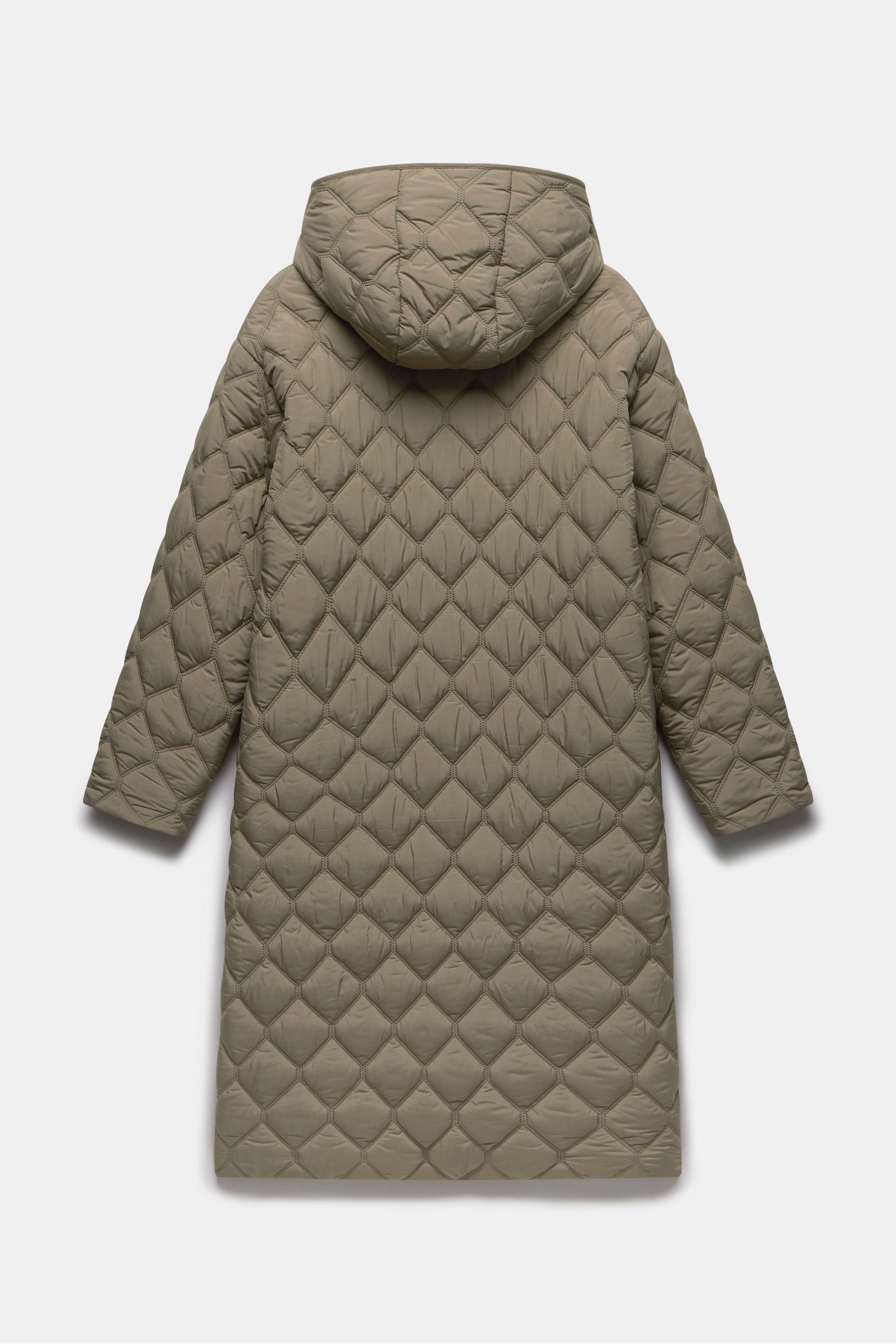 Buy Mint Velvet Green Double Layer Quilted Parka from the Next UK online shop