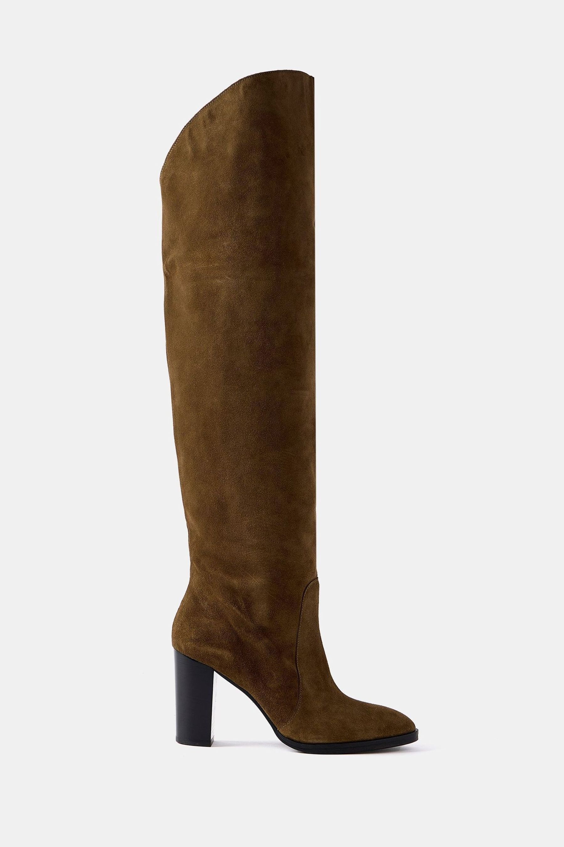Suede long boots uk online