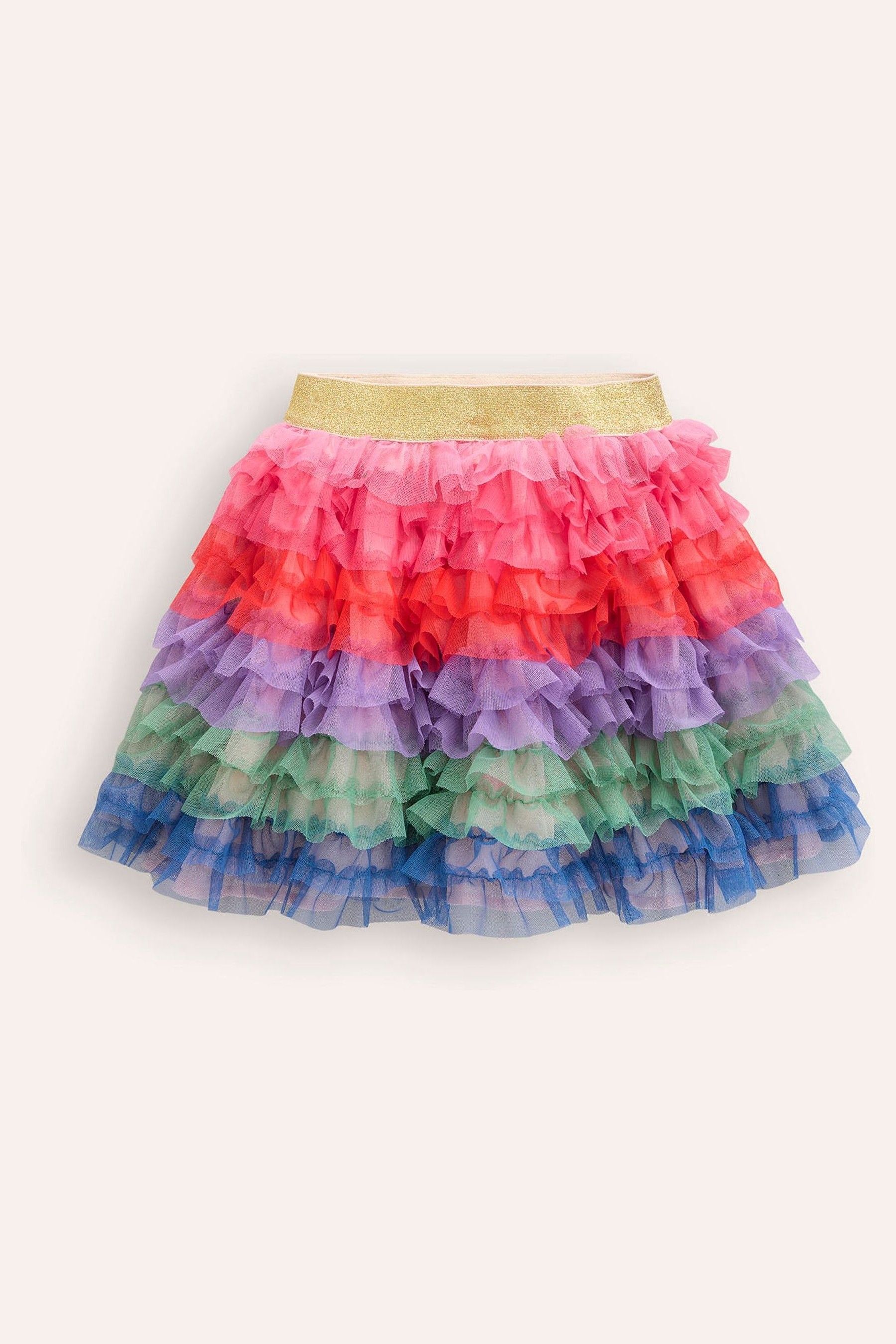 Buy Boden Pink Rainbow Tulle Skirt from the Next UK online shop