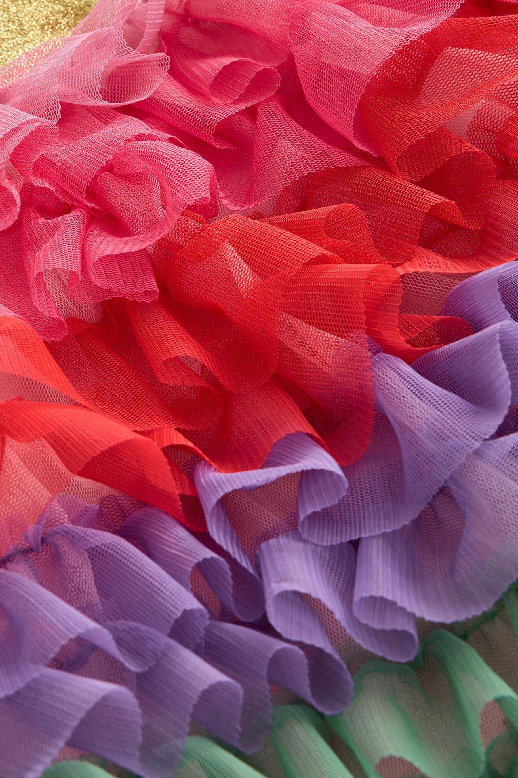 Pink red tulle skirt cheap